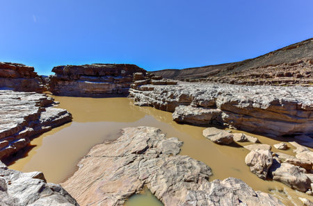 Fish River Canyon in Namibia, Africa. It is the largest canyon in Africa.の写真素材