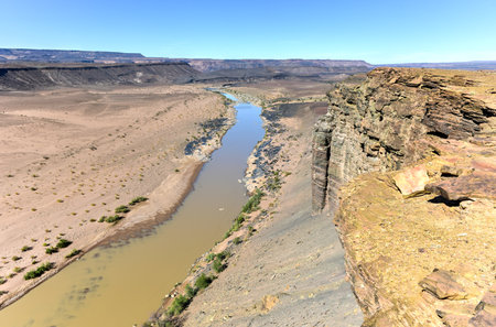 Fish River Canyon in Namibia, Africa. It is the largest canyon in Africa.の写真素材