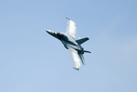 Acrobatic Air Show on a sunny day.