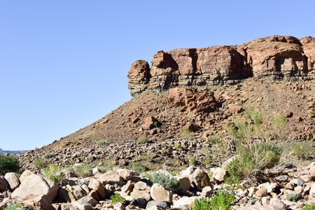 Fish River Canyon in Namibia, Africa. It is the largest canyon in Africa.の写真素材