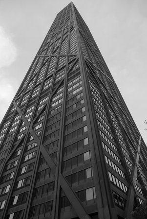 John Hancock Building in Chicago, Illinois.のeditorial素材