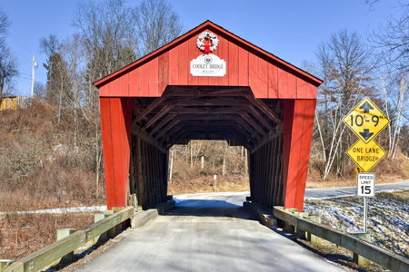 Cooley Covered Bridge in Pittsford, Vermont