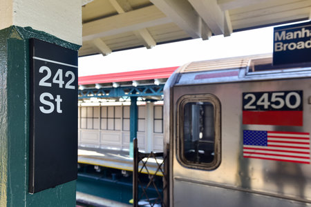 MTA 242 Street Station Van Cortlandt Park in the New York City Subway System. It is the terminus of...