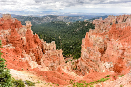 Agua Canyon in Bryce Canyon National Park in Utah, United States.の写真素材