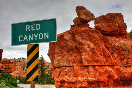 Red Canyon at Dixie National Forest in Utah, United States.の写真素材