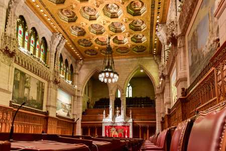 The Senate of Parliament Building, Ottawa, Canada