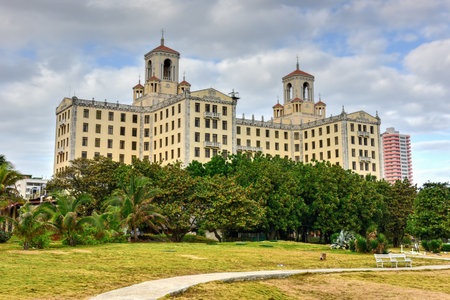 Havana, Cuba - Jan 14, 2017: The National Hotel in Havana City, Cuba.のeditorial素材