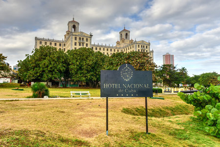 Havana, Cuba - Jan 14, 2017: The National Hotel in Havana City, Cuba.のeditorial素材