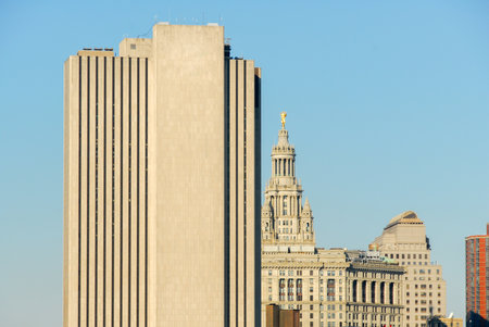NYC Skyline with the Manhattan Municipal Building