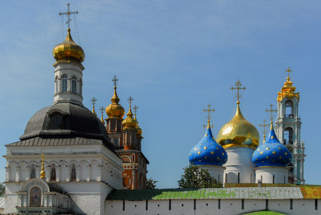 Architectural Ensemble of the Trinity Sergius Lavra in Sergiev Posad, Russiaのeditorial素材
