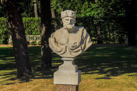 Tsarskoye Selo (Pushkin) in Saint Petersburg, Russia.のeditorial素材