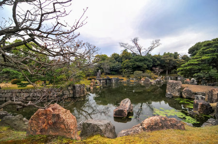 Nijo Castle in Kyoto , Japan. It is one of the seventeen Historic Monuments of Ancient Kyoto.のeditorial素材