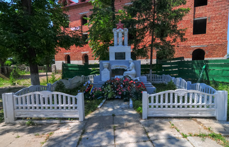 Glory Memorial to those who died in the liberation of Kamenets-Podolsky during World War II in Ukraine.のeditorial素材