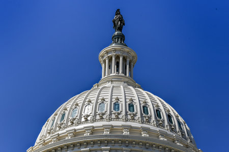 The US Capitol Building in Washington, DC, USAのeditorial素材