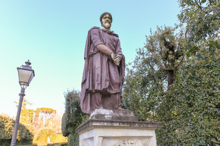 TheÂ Boboli Gardens is a park inÂ Florence,Â Italy, that is home to a collection of sculptures dating from the 16th through the 18th centuries, with some Roman antiquities.の写真素材