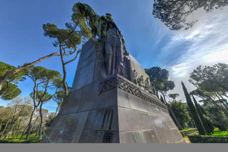 Monument of King Umberto I  in Rome, Italy.のeditorial素材