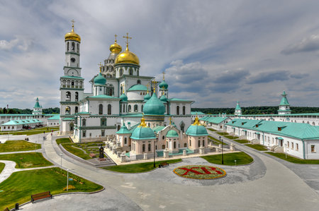 New Jerusalem Monastery in Istra, Russia. It  is a major monastery of the Russian Orthodox Church in...