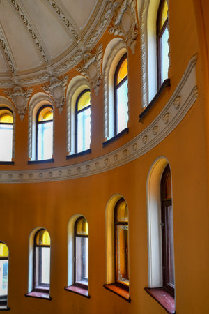 Historic building in the center of Saint Petersburg, Russia.のeditorial素材