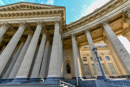 Kazan Cathedral (Cathedral of Our Lady of Kazan). A Russian Orthodox Church in Saint Petersburg, Russia.のeditorial素材