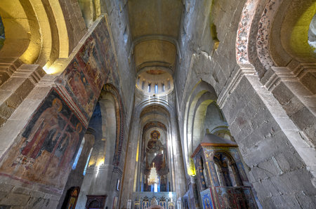 Mtskheta, Georgia - July 10, 2018: TheÂ Svetitskhoveli Cathedral is anÂ Eastern...