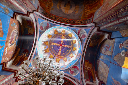 Jvaris Mama Church in the old town of Tbilisi, Georgia
