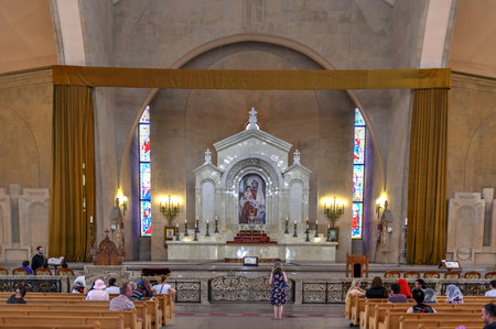 Yerevan, Armenia - July 7, 2018: TheÂ Saint Gregory the Illuminator Cathedral, also known as...