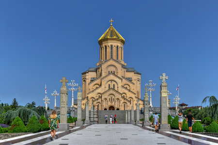 TheÂ Holy Trinity Cathedral of TbilisiÂ commonly known asÂ SamebaÂ is the...