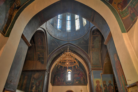 Tbilisi, Georgia - July 11, 2018: The Church of St. Nicholas - the temple of the Georgian Orthodox...