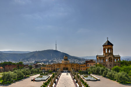 TheÂ Holy Trinity Cathedral of TbilisiÂ commonly known asÂ SamebaÂ is the...