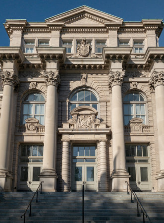 The Mertz Library in the New York Botanical Garden in Bronx, New York.