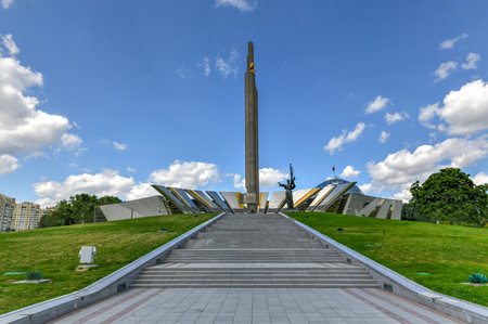 Belarusian State Museum of the History of the Great Patriotic War in Minsk, Belarus.のeditorial素材