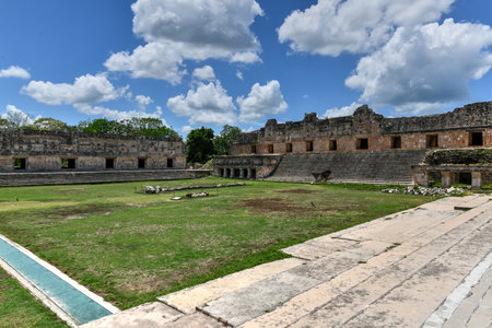 Quadrangle of the Nuns in the Yucatan in Uxmal, Mexico.