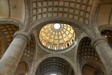 Merida, Mexico - May 24, 2021: The San Ildefonso Cathedral of Merida, the first cathedral to be finished on the American mainland and the only one to be entirely built during the 16th century.のeditorial素材