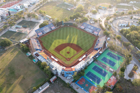 Cancun, Mexico - May 30, 2021: Stadium Andres Quintana Roo in Cancun, Mexico.のeditorial素材