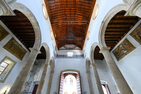 Cartagena, Colombia - Apr 18, 2022: Basilica Santa Catalina de Alejandria or Minor Basilica in Cartagena, Colombia.のeditorial素材