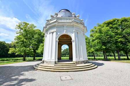 Great Garden Herrenhausen, Temple Remy de La Fosse, Hanover, Lower Saxony, Germanyのeditorial素材