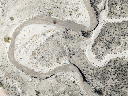 Badlands in Nageezi, New Mexico near Chaco Canyon.の写真素材