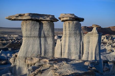 Valley of Dreams in the Bisti/De-Na-Zin Wilderness, New Mexico, USA.