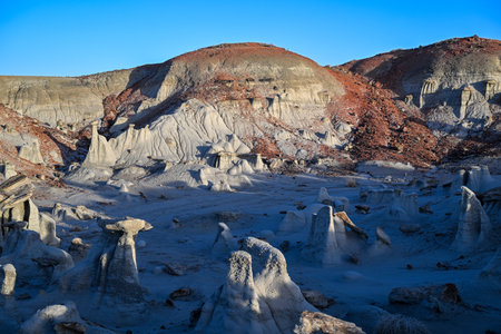 Valley of Dreams in the Bisti/De-Na-Zin Wilderness, New Mexico, USA.