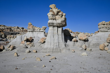 Valley of Dreams in the Bisti/De-Na-Zin Wilderness, New Mexico, USA.