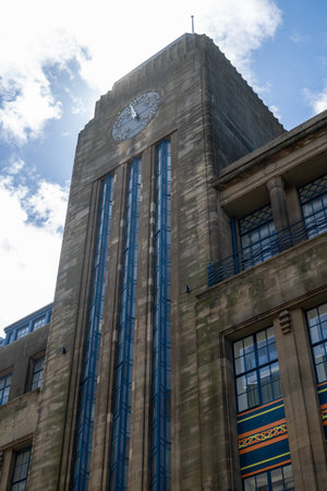 Newcastle upon Tyne, UK - Jul 4, 2024: The former building on Newgate Street, now redeveloped.の写真素材