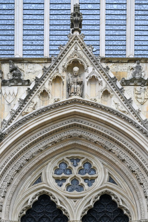 York Minster. The cathedral of York, in Yorkshire, UKの写真素材
