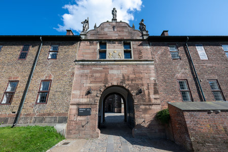 Rosenborg Palace in Copenhagen, Denmark.の写真素材