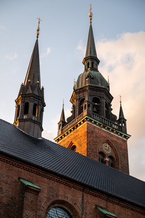 Church of the Holy Spirit in central Copenhagen, Denmark.の写真素材