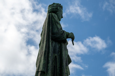 Stockholm City Hall, a landmark building in Sweden, known for its architecture and hosting the Nobel Prize banquetの写真素材