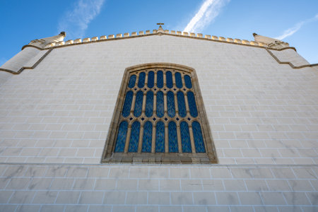 St Francis Church or igreja de Sao Francisco in the old Town of the city Evora in Alentejo in Portugal.の写真素材