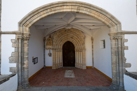 The Loios Convent, also known as the Convent of St. John the Evangelist (Igreja de Sao Joao Evangelista) in Evora, Portugalの写真素材