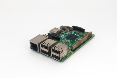 a side view of a mini pc on a white background.