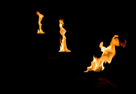 Oil fixtures during theatrical representation on open air
の写真素材