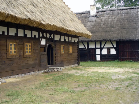 Rural tavern in Poland の写真素材